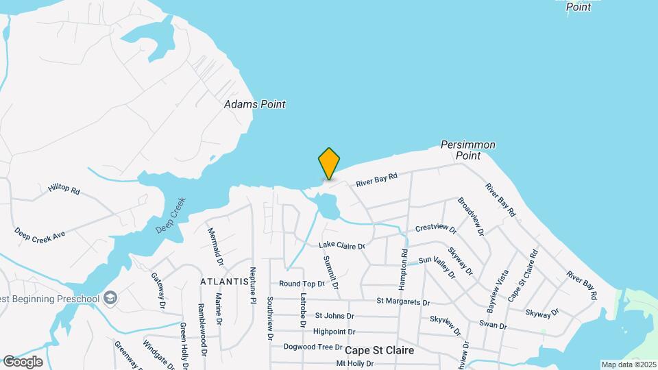1072 River Bay Rd Map and Location Details