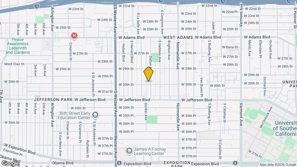 1747 W 30th St Map and Location Details