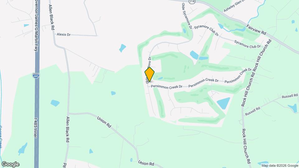 10403 Persimmon Creek Dr Map and Location Details