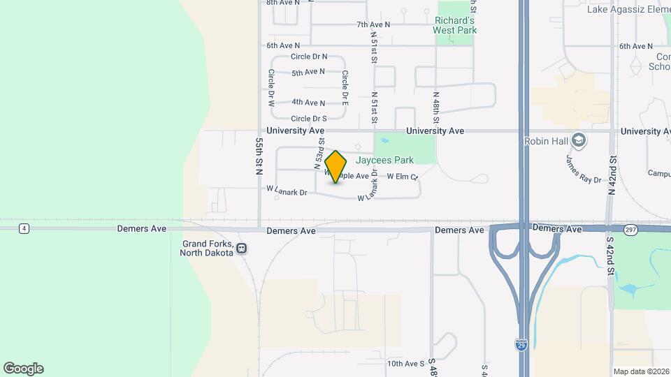 5238 W Lanark Dr Map and Location Details
