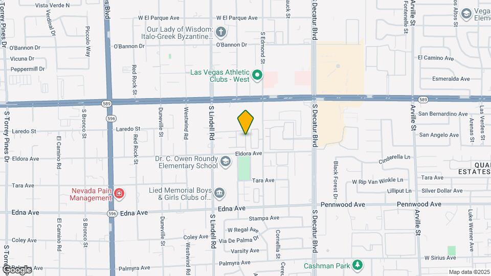 2690 Topaz Blue St Map and Location Details