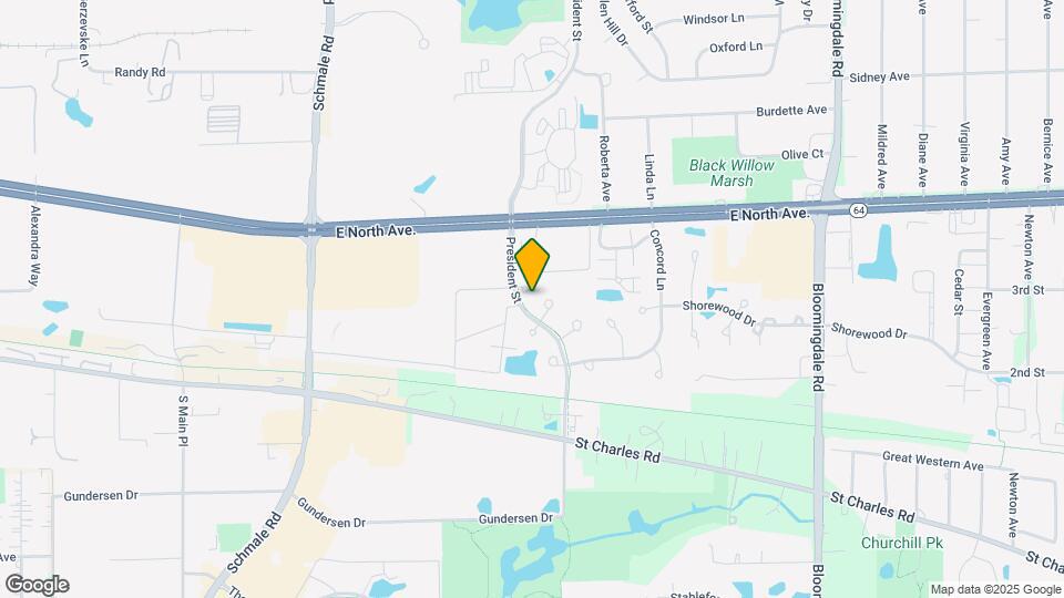 135 President Ct Map and Location Details