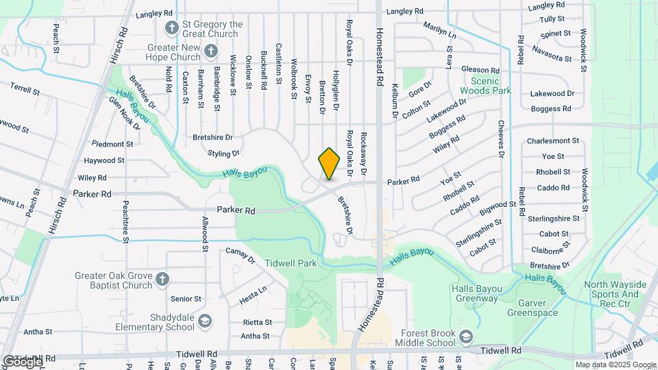 7101 Parker Rd Map and Location Details