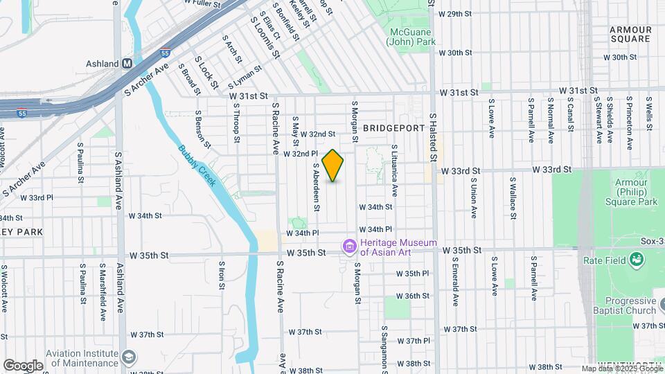 3320 S Carpenter St Map and Location Details