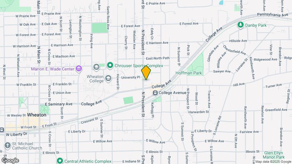 415 N President St Map and Location Details