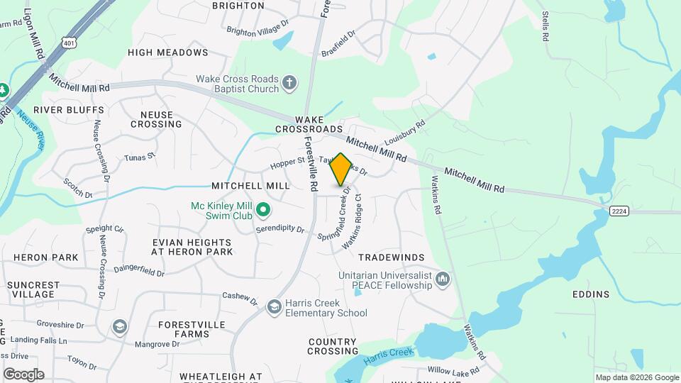 4201 Springfield Creek Dr Mapa y Detalles de la Ubicación