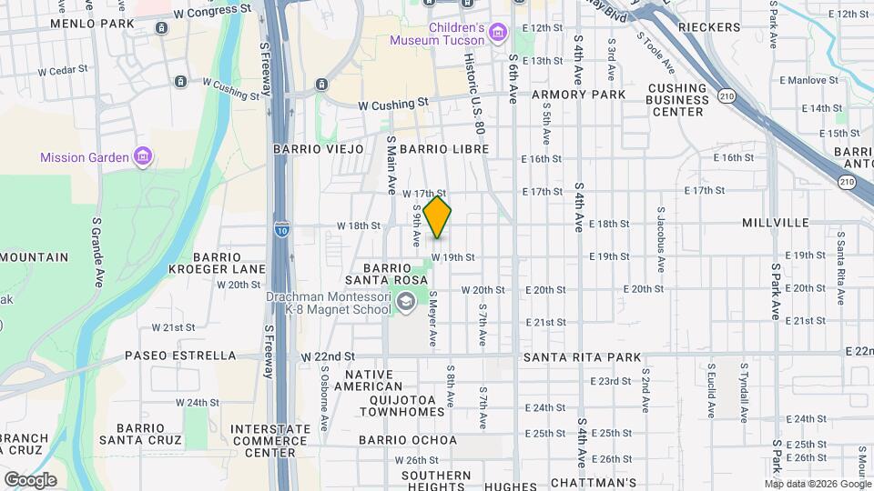 841 S Meyer Ave Map and Location Details