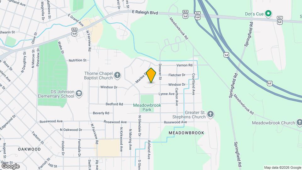 1718 Windsor Dr Map and Location Details