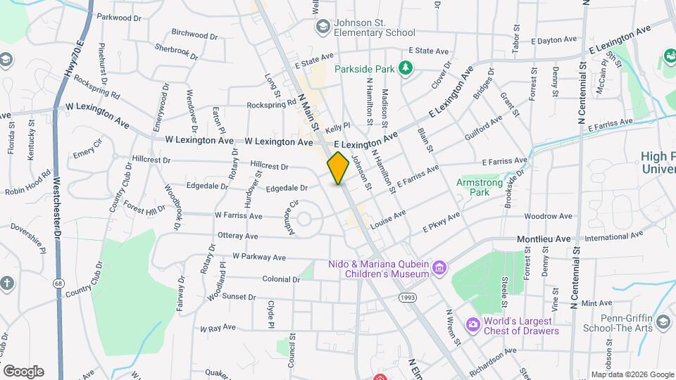 1217 N Main St, Unit B Mapa y Detalles de la Ubicación