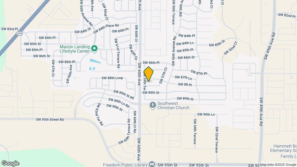 8890 SW 57th Ct Map and Location Details