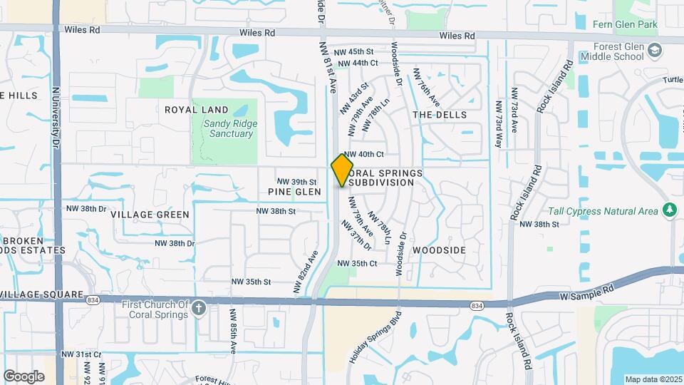 3881 Riverside Dr Map and Location Details