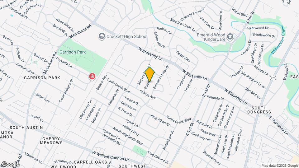 5903 Eureka Dr Map and Location Details