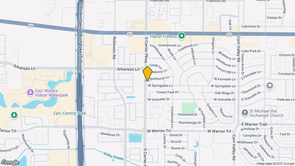 2713 S Carrier Pkwy Mapa y Detalles de la Ubicación