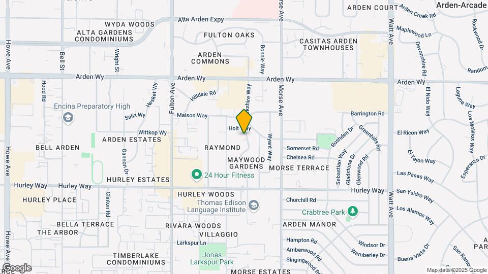 1461 Topaz Way Map and Location Details