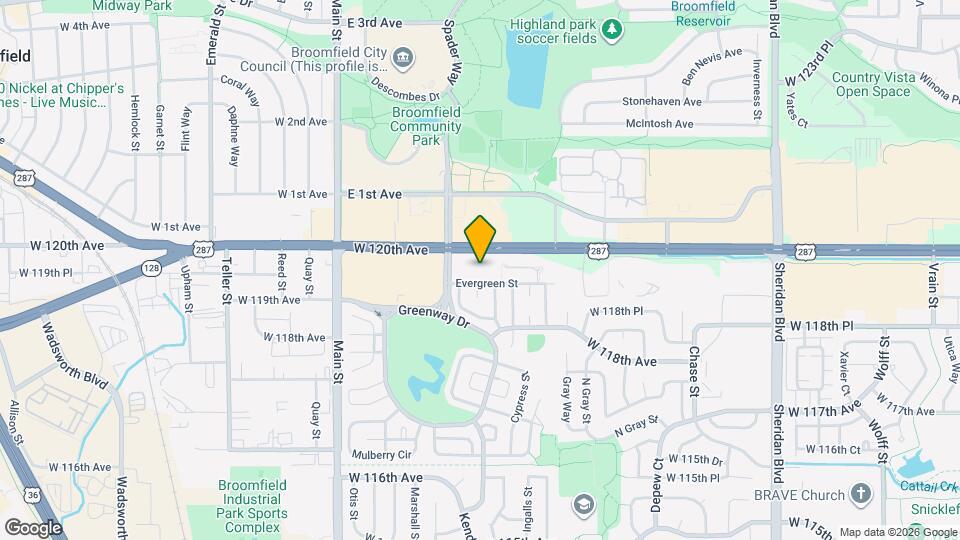 42 Evergreen St Map and Location Details