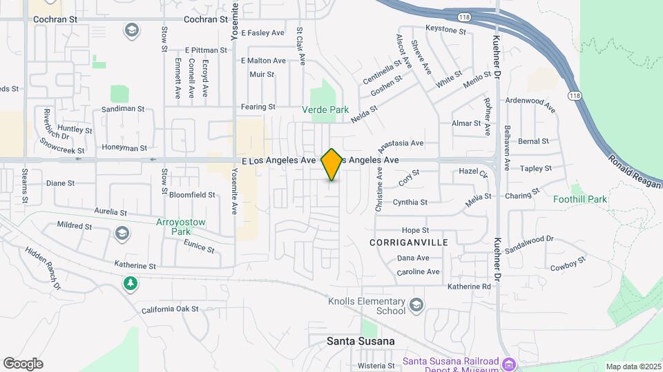 1866 Rory Ln Map and Location Details