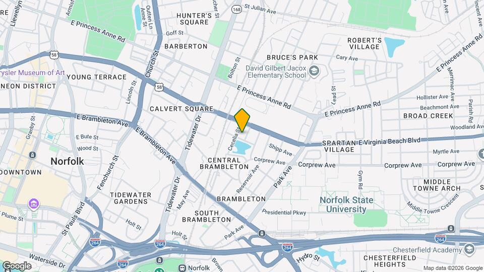 1230 Booth St Map and Location Details