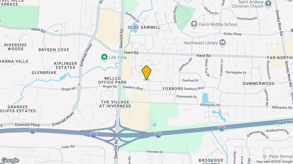 2644 Sandbury Blvd Map and Location Details