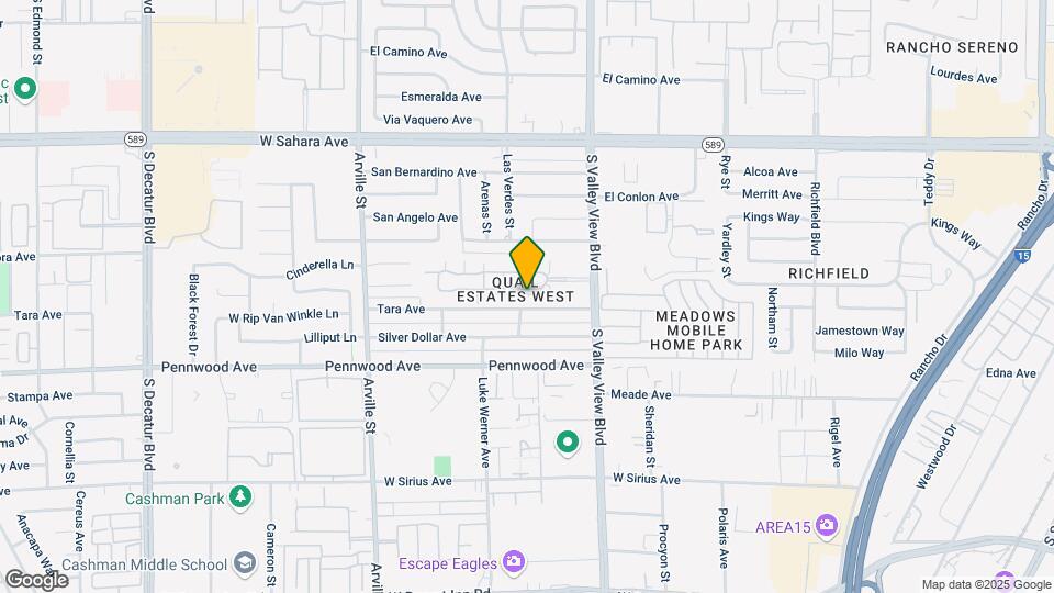 2851 S Valley View Blvd, Unit 1016 Map and Location Details