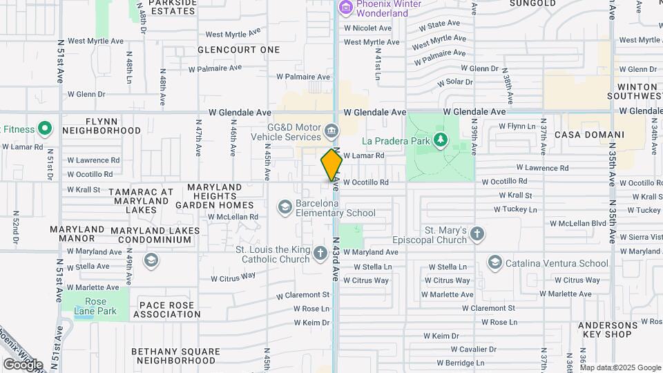 6694 N 43rd Ave Map and Location Details