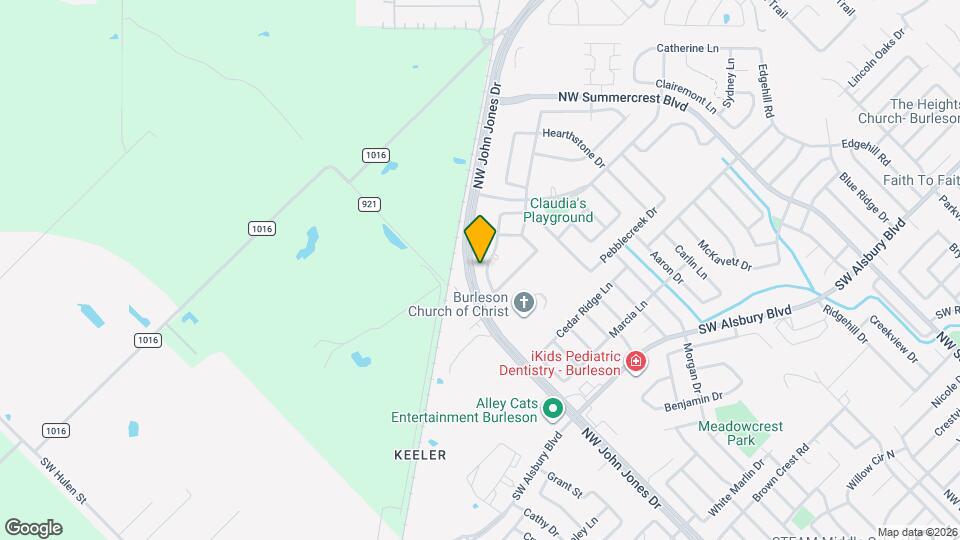 1225 Spanish Moss Dr Mapa y Detalles de la Ubicación