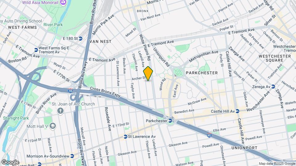 1456 Leland Ave Mapa y Detalles de la Ubicación