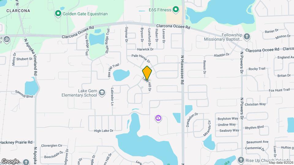 7232 Lazy Hill Dr Map and Location Details