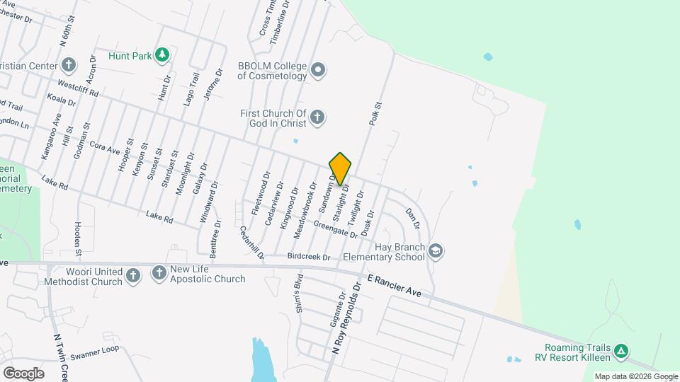 2009 Starlight Dr Map and Location Details