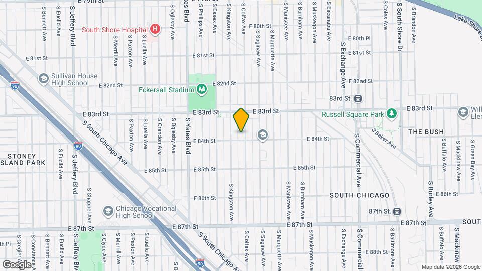 8350 S Colfax Ave, Unit 1 Mapa y Detalles de la Ubicación