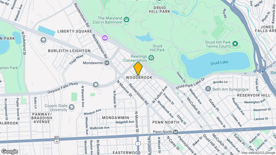 2300 Whittier Ave-Unit -unit 1 Map and Location Details