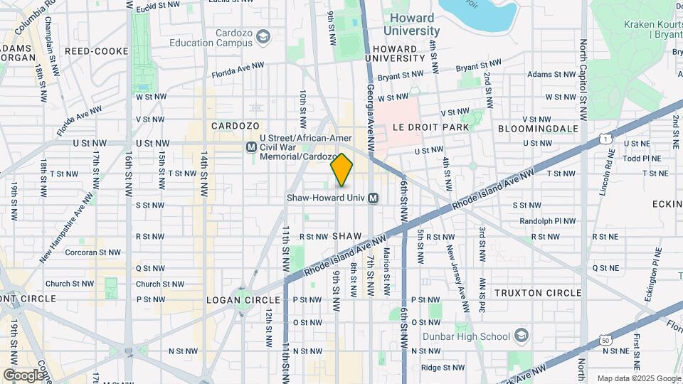 1821 9th St NW Map and Location Details