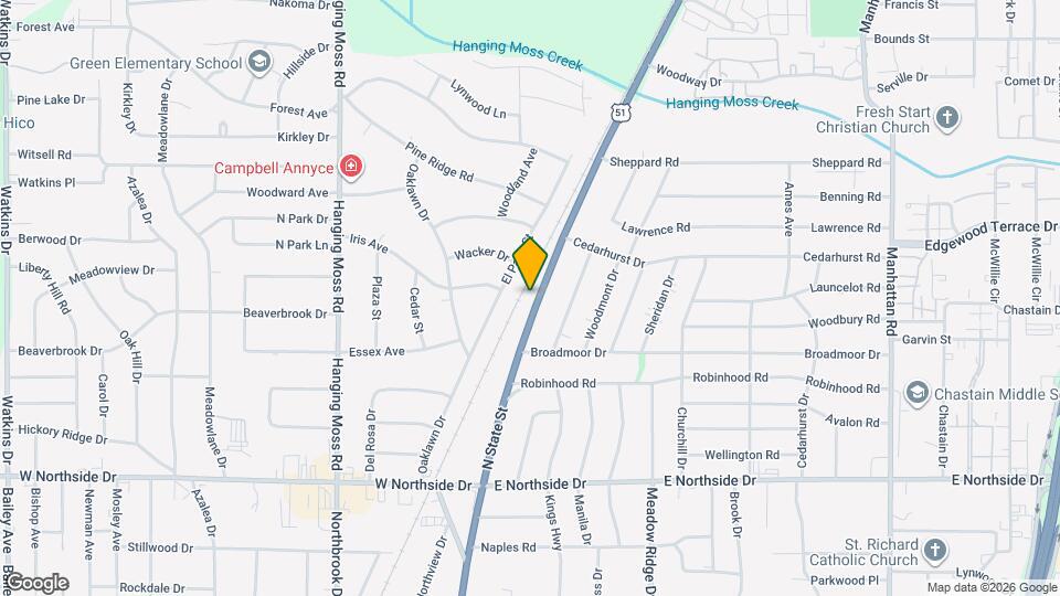 4833 N State St Map and Location Details