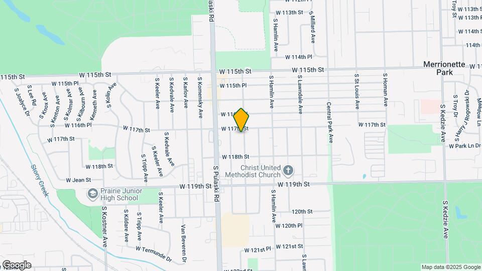 11710 Springfield Ave Map and Location Details