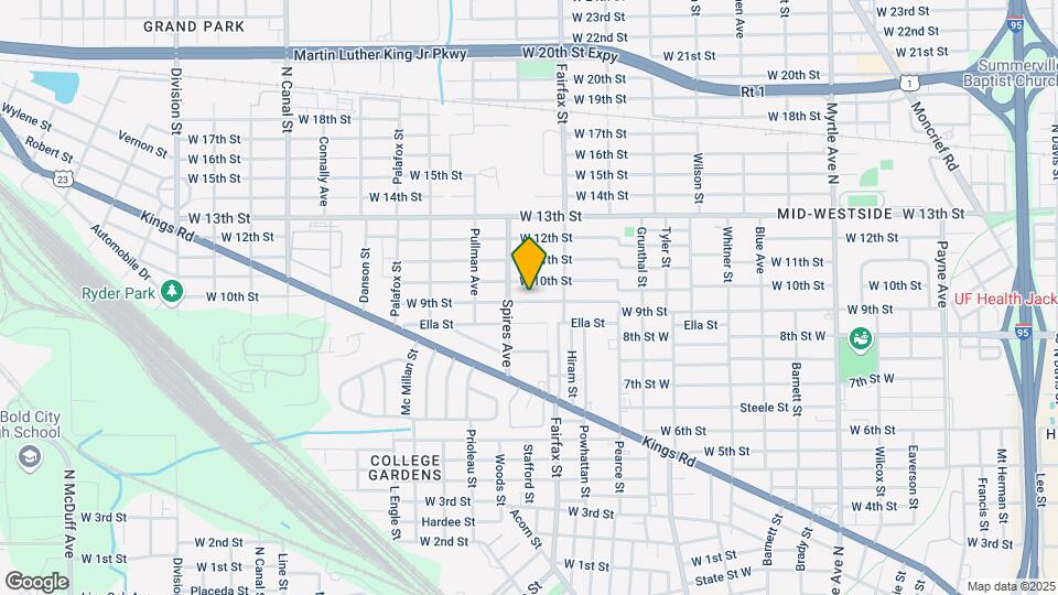 1853 W 9th St Map and Location Details