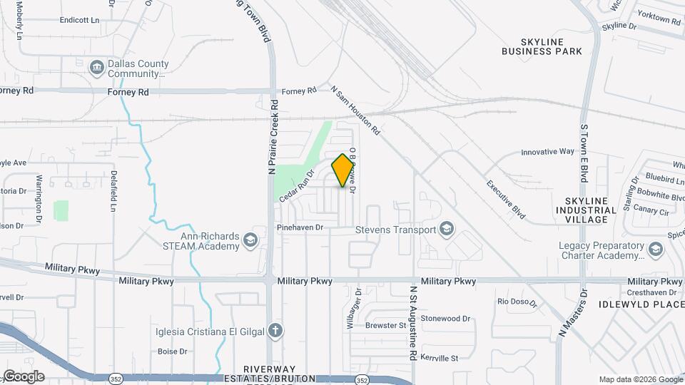 9415 Rutherglen Dr Map and Location Details