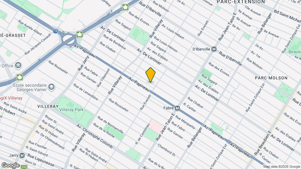 7450 Cartier Rue Map and Location Details