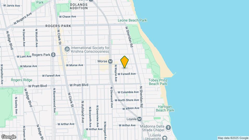 6931 N Lakewood Ave, Unit 1 Mapa y Detalles de la Ubicación