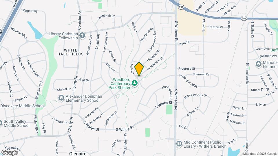 1229 Broadmore Ln Map and Location Details