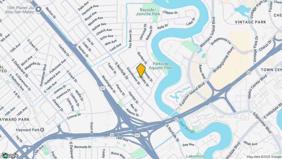 1736 Brooks St Map and Location Details