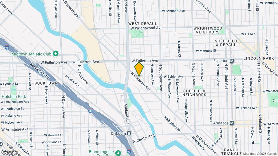 2277 N Clybourn Ave Map and Location Details