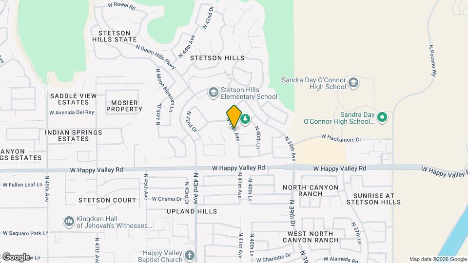 25224 N 41st Ave Map and Location Details