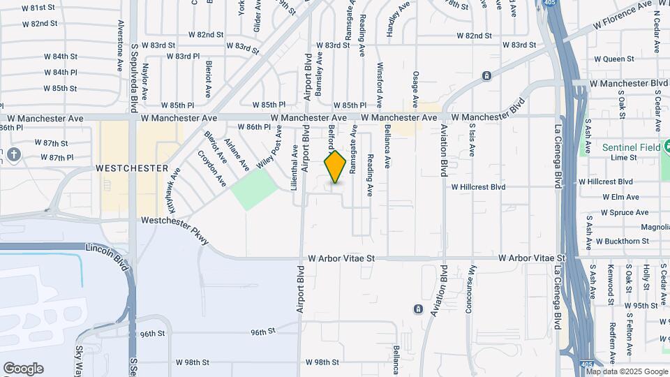 8820 Belford Ave Map and Location Details