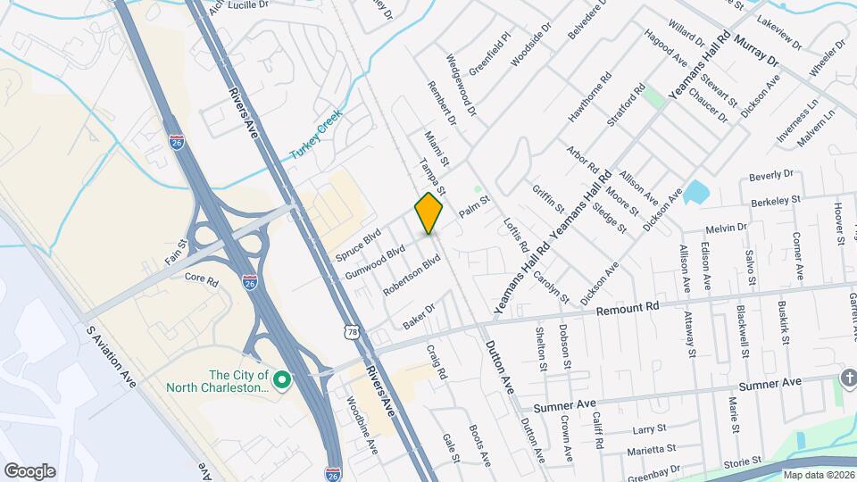 1901 Gumwood Blvd Map and Location Details