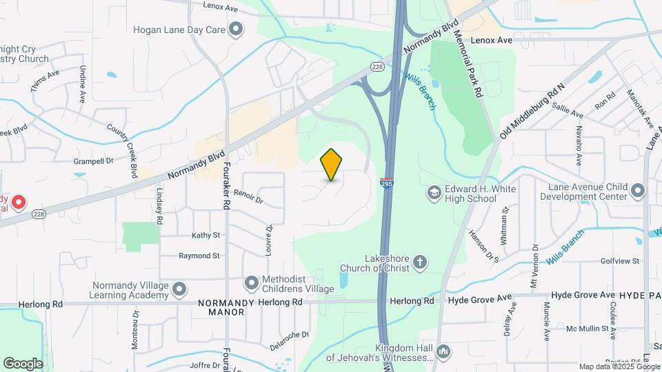 1639 Spring Branch Dr W Map and Location Details