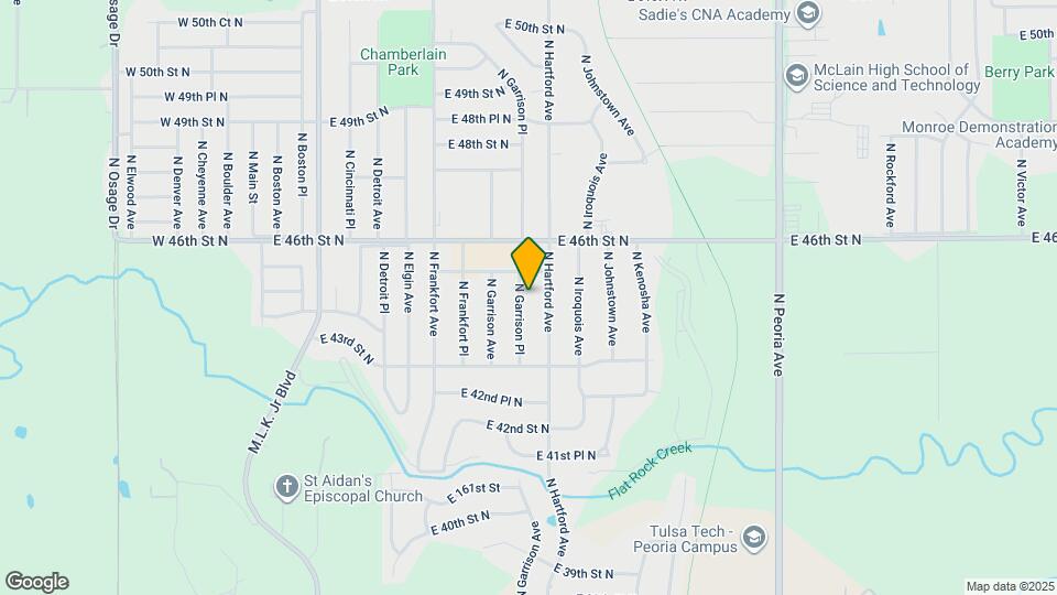4361 N Garrison Pl Map and Location Details