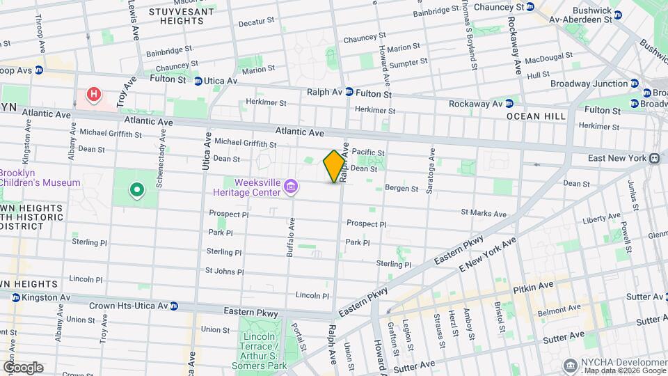 1792 Bergen St Map and Location Details