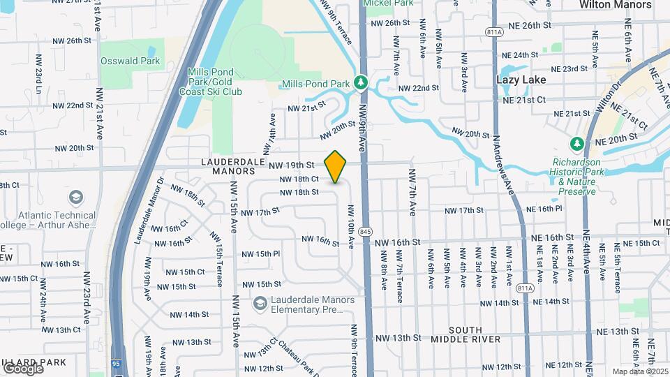 1101 NW 18th St Map and Location Details