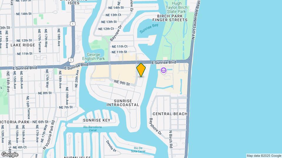 925 Intracoastal Dr Mapa y Detalles de la Ubicación