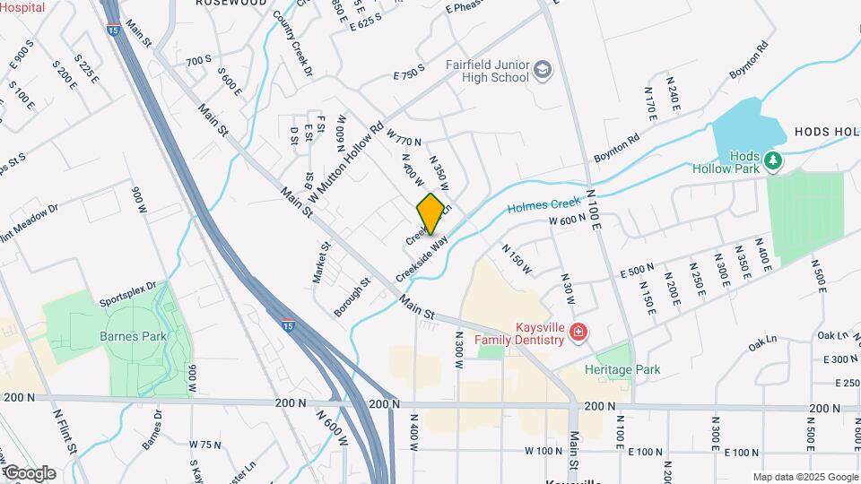428 Creekside Way Map and Location Details