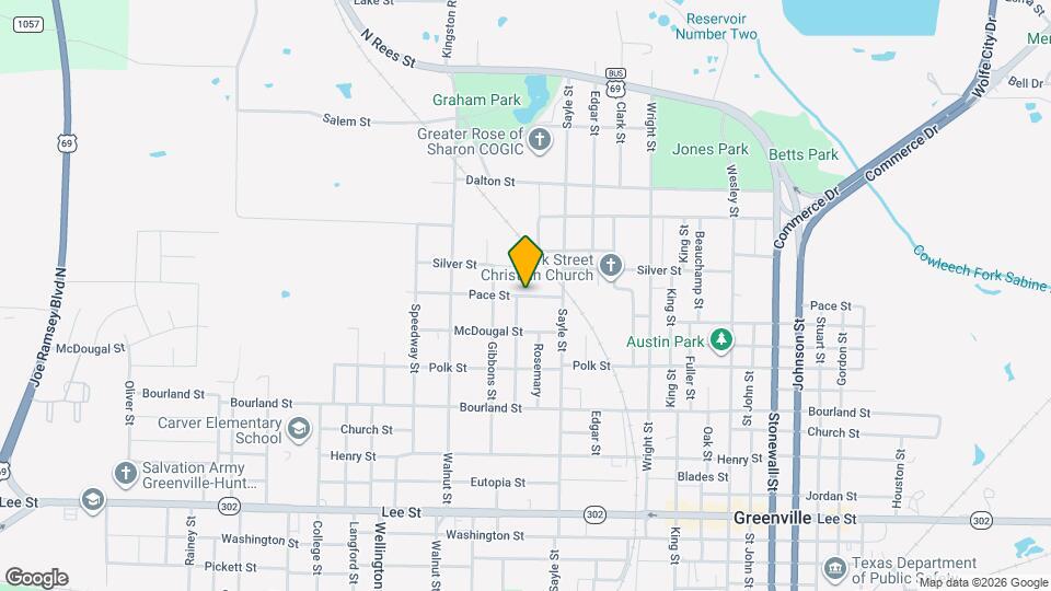 3504 Pace St Map and Location Details